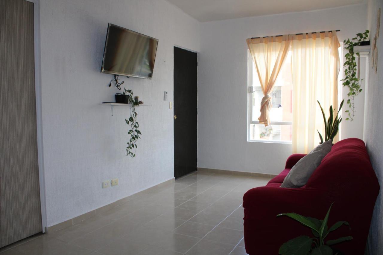 Relajante Y Acogedor Apartamento Con Alberca En Cancún Zewnętrze zdjęcie