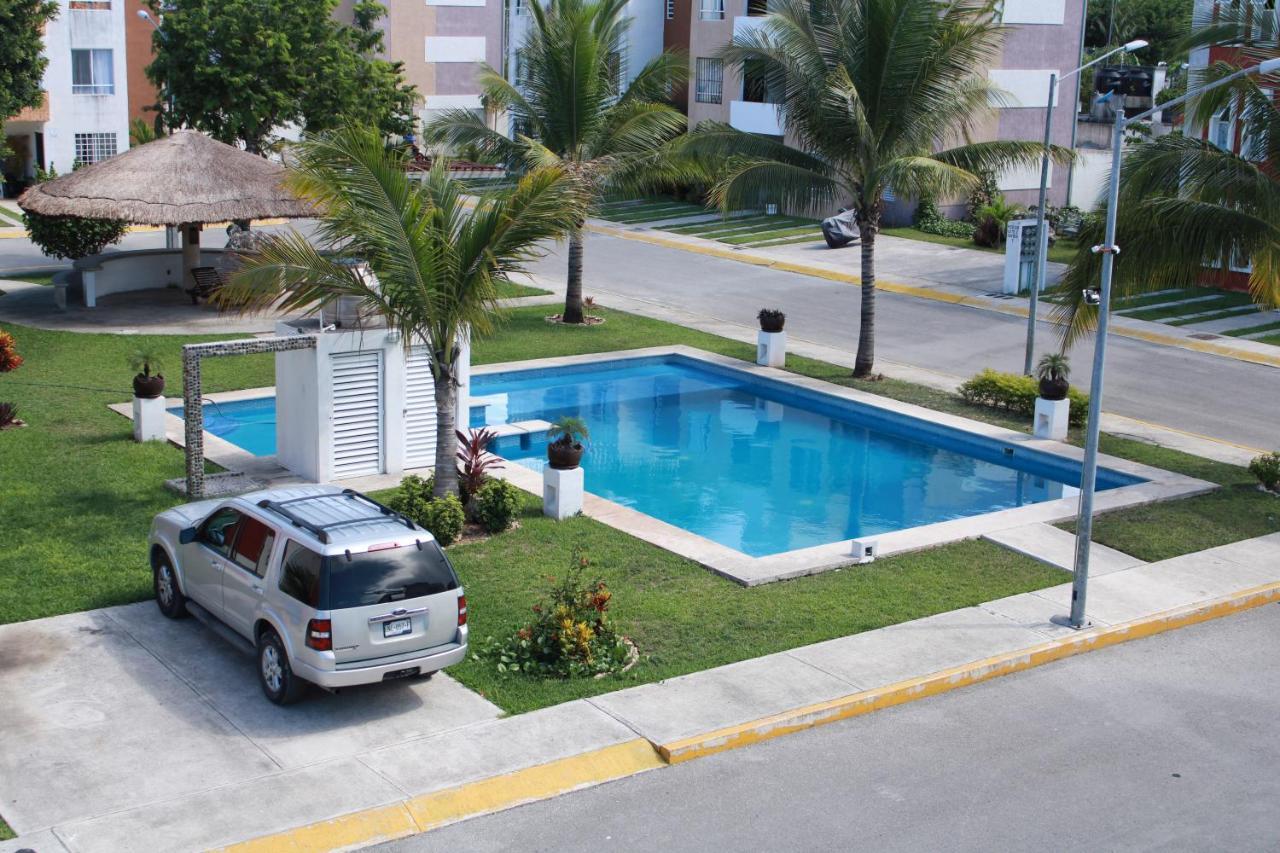 Relajante Y Acogedor Apartamento Con Alberca En Cancún Zewnętrze zdjęcie